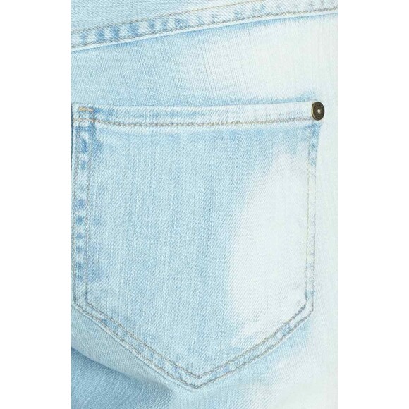 Wildfox Marissa Boyfriend Jeans 26 Bleach Blue Distressed Denim  NEW B36 - Picture 3 of 5